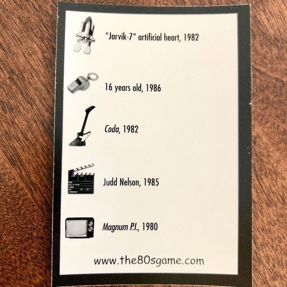 The 80s Game,‎ 80s Trivia Board Game, Vintage, 2001, Nice Condition - Picture 9 of 13